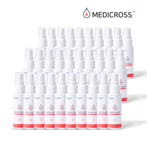 메디크로스 50ml X 30개 살균소독제 휴대용 소독수, 1set