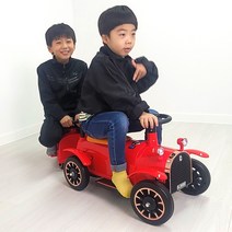 다이노토이즈 유아전동차 아기자동차 전동푸쉬카, 레트로 트레인 레드