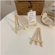 곧은나무독서대 나무 소재 휴대폰 스탠드 삼각대 이젤 데스크톱 시계 드라마 쉬운 독서용 홀더, [02] small
