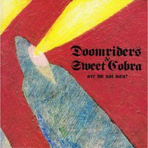 미국 LP판 Doomriders Sweet Cobra Are We Not Men 핑크 스플릿 7 레코드판. 블랙 썬더.