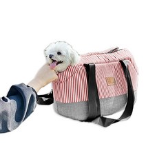 댕댕이가게 슬개골 보호 강아지 애견 이동가방, 파스텔핑크