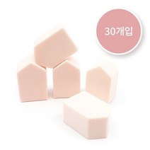 촉촉 윤광 스펀지 화장 퍼프 메이크업 파운데이션 미니 논라텍스 커버 샵 비품 물방울 물광 력 bb크림 대용량 하우스 핫핑크 베이스 _30EA 퍼프, GC 1