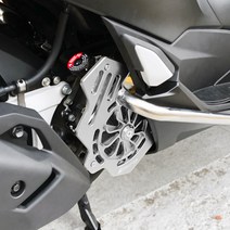 바이커스 PCX125 21-22 라지에이터 커버, 실버
