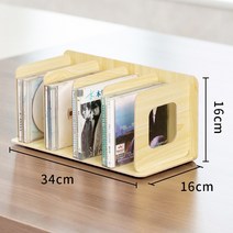 우드CD보관함 목재 CD 스토리지 캐비닛 앨범 집 사무실 박스 크리 디스플레이 DVD 랙 사진 필름 보관함 기, 03 2