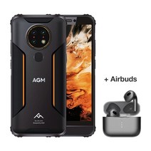 핸드폰 싸게 사는 법 agm h3 ip68ip69k 방수 견고한 전화 야간 투시경 셀룰러 5 7quot 5400mah 스마트폰 android 11 nfc 휴대폰 전면 스피커, 아시아 버전, 새싹이 있는 h3, 64g