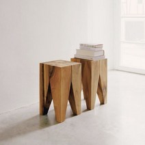 비트라 바켄잔 스툴 테이블 원목 미드센츄리 디자인 Backenzahn Side Table, 우드M