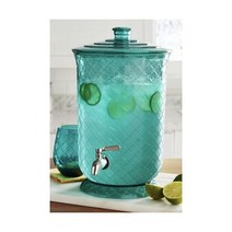 더 파이오니어 우먼 Sunny Days 2갤런 아크릴 음료 자판기 청록색