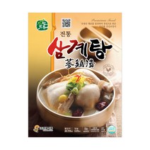 자연깃든 선봉식품 삼계탕 1kg 실온 간편식품 즉석삼계탕 포장, 5개