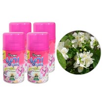 산도깨비 향기속으로 자동분사 방향제 리필 자스민향 290ml 4P, 4개