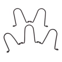 1m 금속 비 체인 꽃잎 모양 차임과 컵 제본기 지붕 장식을위한 포수 배수 downspout 도구, 5pcs hook, 02 5pcs hook