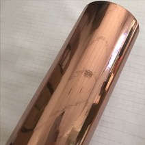 차가운 온도 색상 변경 자기 접착 비닐 PVC 머그잔 유리 컵 DIY 장식 1 롤, 30x150cm, Rose Gold