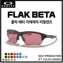 [자체제작] 오클리 플락 베타 FLAK BETA (OO9372) 고글 호환/리필/스페어 렌즈, 그레이