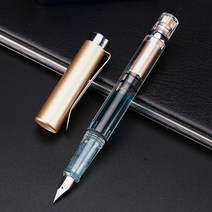 만년필 만년필브랜드 만년필입문 백화점만년필 명품만년필 penbbs 494 투명 피스톤 투명 잉크 선물 펜 f 펜촉 박스 학교 사무실 비즈니스 용품 문구, 02 D