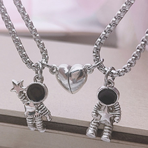 남자목걸이 귀여운 남성 목걸이 데일리 남자 여자 커플