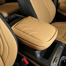 에스제이스토리 에제스 카니발4세대 프리미엄 차량용 콘솔 쿠션(3세대 사용가능), 새들브라운