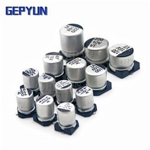 자동차 슈퍼 캐패시터SMD 6.3V 10V 16V 25V 35V 50V 알루미늄 전해 콘덴서 1 미크로포맷 Gepyun 22 33 47, 04 16V10UF 10PS