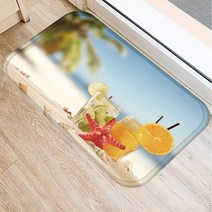 야자매트 계단미끄럼방지 패드 보온덮개바다 Doormt 오션 비치 불가사리 패턴 안티-슬립 카펫 도어 매트 야, 400mmX600mm, 13 13_01 400mmX600mm