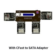 NAS 대용량 외장하드 SSD HDD 게임 튜닝 복사기 복사기 전송 속도, 4pc cfast adpt로