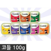 코들 캔 100g /택1/습식/간식/사료/애견/애완견, 선택02)코들(쇠고기와치즈100g)