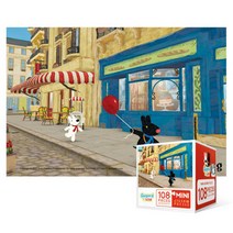아트박스/퍼즐사랑 108피스 직소퍼즐 / 가스파드와 리사 거리에, 단품, 옵션선택:본품