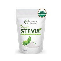마이크로 인그리디언츠 오가닉 스테비아 파우더 분말 227g / Micro Ingredients Pure Organic Stevia Powder 8 oz, 1개