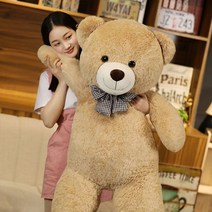 나혼자산다 윌슨 국민애착인형 캐릭터 곰 돌이 대형 인형 수면 선물용 150cm 애착 봉제 100cm 안고자는 큰 배게, 브라운, 160cm