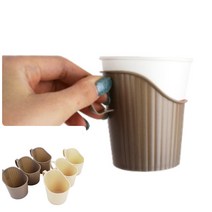 위월천 종이컵홀더 6P 친환경컵홀더 디자인 위생적인 컵받침