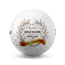 12 홀인원 기념 골프공 로고 인쇄 제작 (6구), 볼빅 비비드 컬러 6구 혼합컬러, K