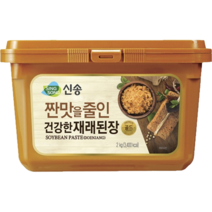 신송 짠맛을줄인 건강한 재래된장, 2kg, 12개