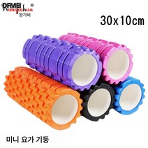 30x10 EVA 미니 중공 부동 소수점 요가 기둥 중공 폼 롤러 밸런스 바 필라테스 요가 축, 붉은색