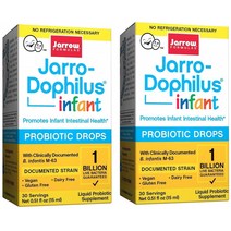 Jarrow 자로우 포뮬러스 도피러스 인펀트 15ml 2팩 Formulas Jarro Dophilus Infant 0.51 Fl Ounces (15 Milligrams)., 1set