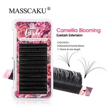 자석속눈썹 붙이는 속눈썹 붙이기 MASSCAKU 동백 속눈썹 연장 자동 팬 블룸 마그네틱 쉬운 패닝 개별 뷰티, 02 0.07mm_06 13mm 12-13-14, 01 C