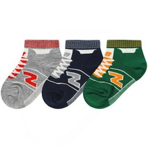 뉴발란스 [정품] 키즈 NB 3팩 삭스 (JASL2660-AS1), JASL2660-AS1:OSZ(13-19CM)