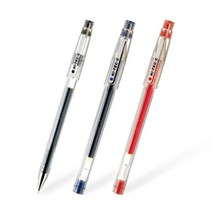 파이롯트 하이테크-C 중성 펜 잉크 0.4mm 흑 청 적, 4개, 레드