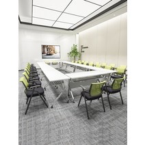 강의실 의자 세미나 책상 일체형 학원 회의실 학교 수업 다용도 매쉬, 오렌지 레귤러 테이블 접이식