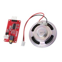 AR 용 스피커 모노 앰프 보드가 포함 된 UART Serial MP3 Music Player 모듈, 빨간색
