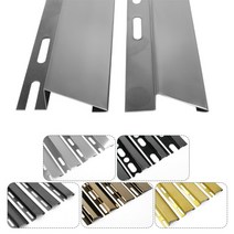 경사 코너비트 벽 모서리 몰딩 마감재 타일 코너비드 쫄대 재료분리대 F TYPE 2.4m, 10mm, 헤어라인, 경사 코너비드 골드