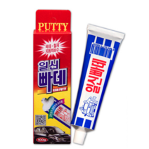 일신빠데(튜브형) 100g 철재 목재 자동차보수용 다목적 빠데 퍼티 흠집보수 메꿈제