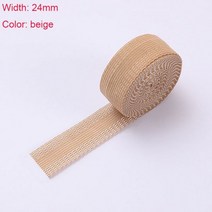 125M 철제 바지 가장자리 단축 자기 접착 과거 헴 테이프 패브릭 정장 청바지 DIY 재봉틀, 5meters, Beige