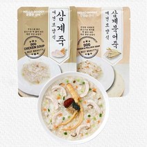 참좋은간식 삼계죽 삼계북어죽 강아지 보양 간식 80g, 10개, 혼합