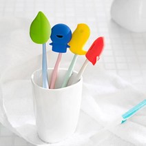 휴대용 칫솔캡 여행용 실리콘 칫솔커버 보관, 파란CM002901