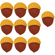 가을 펠트 도토리 10개입 (교실 유치원 환경 구성 공간꾸미기 소품)