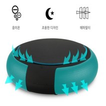 원룸공기청정기 소형 공기살균기 고양이 펫 미세먼지 헤파필터, 화이트+헤파필터1