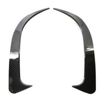 벤츠 W117 CLA200 CLA250 CLA45 AMG 2014-2018 용 ABS 플라스틱 자동차 후면 범퍼 사이드 벤트 장식 1 쌍, 해외 _탄소 섬유 모양