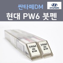 순정품 현대모비스 싼타페DM PW6 (2개세트) 붓펜 자동차 차량용 카페인트, 2개