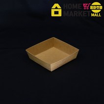 마카롱포장지 이중(트레이) (KP)DRP-18 크라프트 500개 샌드위치포장용기 핫도그종이트레이-뚜껑별도