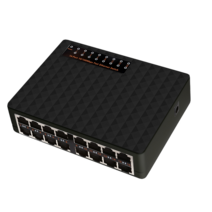 스위칭허브 네트워크 스위치 10100Mbps 5 16 포트 네트워크 스위치 고속 이더넷 스마트 스위처 고성능 RJ45, 02 US PLUG 16Port