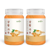 동의한재 인도산 100% 강황 가루 분말 1kg (500g x 2통), 1세트