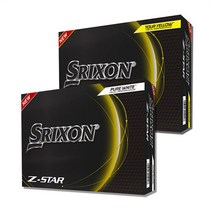 던롭 스릭슨 Z STAR 3피스 골프공골프볼 12구, 화이트, 선택완료