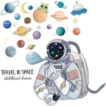 욜론 인테리어 포인트 스티커 우주, 비눗방울